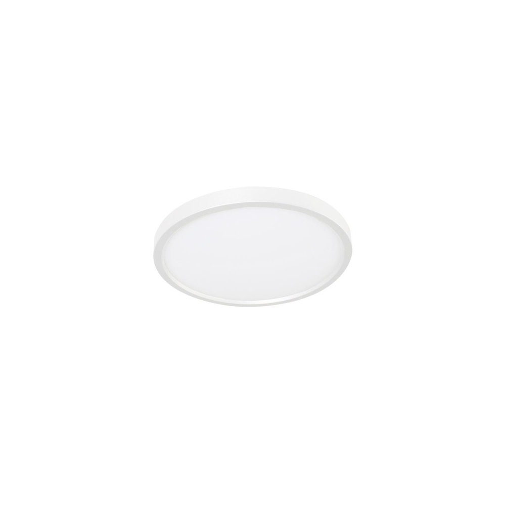 Edge Round 12'' LED Flush Mount, 120V, 22W, 5 CCT, WH