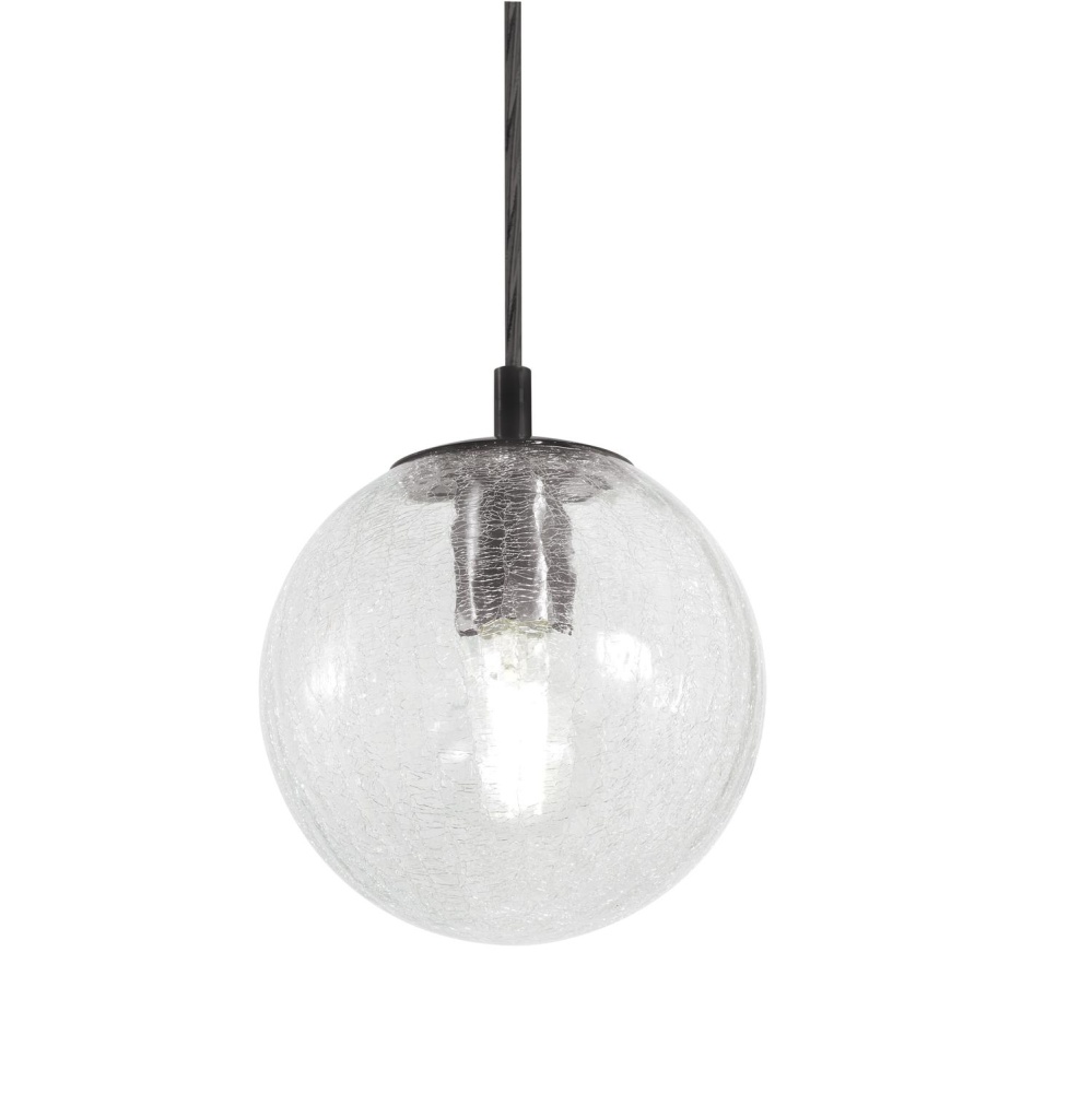 Palla 07'' Medium Base Pendant,120V,BK