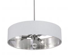 AFX Lighting, Inc. CLNP24MBSN-WHSL - Celine Pendant 24'' Medium Base SN - WHSL shade