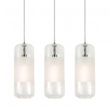 AFX Lighting, Inc. HRP06MBSNCLLNR3 - Hermosa 3 Light Linear Pendant