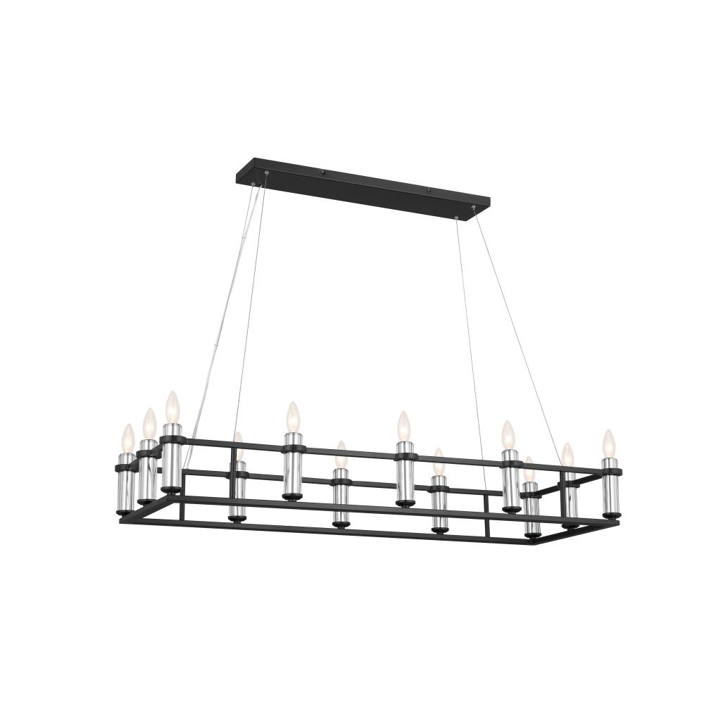 Linear Chandelier 12Lt