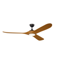 Kichler 310570AVI - 70 Inch Mylo Ceiling Fan with Satin Etch Cased Opal Glass in Anvil Iron with Honey Maple Wood Blades