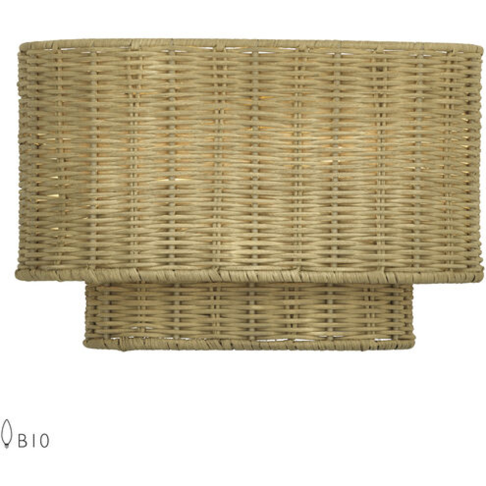 2 Light Antique Gold Leaf ADA Sconce