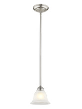 Livex Lighting 1340-91 - 1 Light Brushed Nickel Mini Pendant