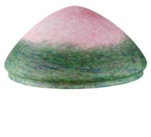 Meyda Blue 12423 - 14.5"W PINK/GREEN PATE-DE-VERRE TRIANGLE SHADE