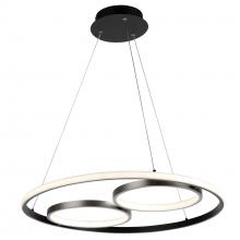 Artcraft AC6671NB - Gemini 32W LED Pendant Black and Nickel