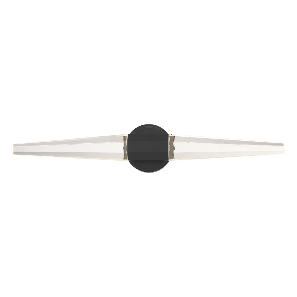 Beaumont LED Bathroom Vanity Light in Black Lustre