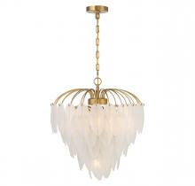 Savoy House 1-3508-6-322 - Boa 6-Light Chandelier in Warm Brass by Breegan Jane