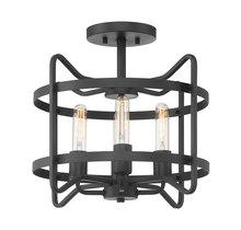 Savoy House 6-4900-4-89 - Kent 4-Light Ceiling Light in 
Matte Black