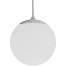 Progress P4401-29 - Opal Globes Collection One-Light White Glass Modern Pendant Light