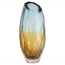 Cyan Designs 12056 - Alba Vase | Blue | Amber | Orange - Tall