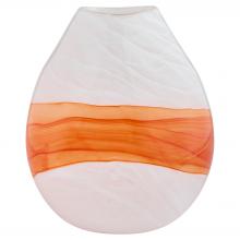 Cyan Designs 12073 - Pacaya Vase | White | Orange - Small