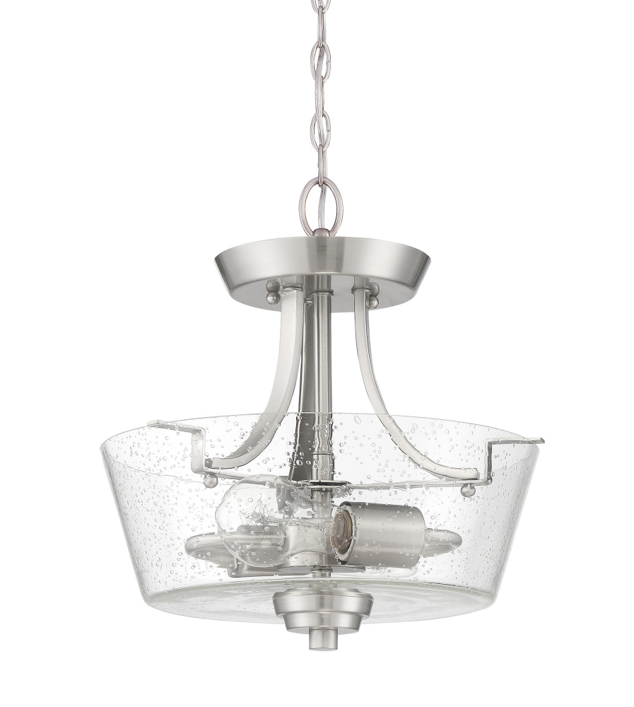 2 Light Convertible Semiflush