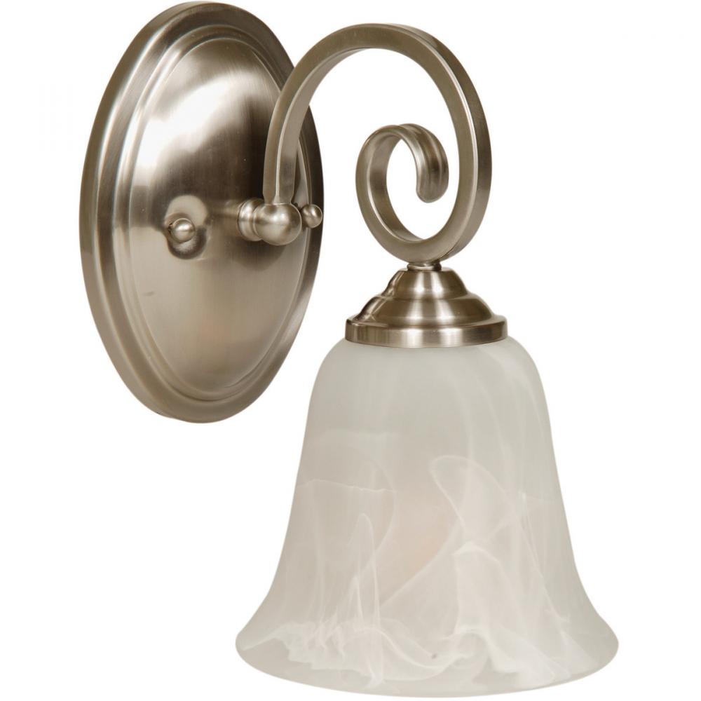 Cecilia 1 Light Wall Sconce in Brushed Polished Nickel