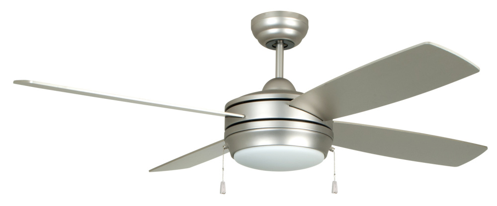 Laval 52" 4-Blade Ceiling Fan in Brushed Nickel w/ Brushed Nickel/Maple Blades