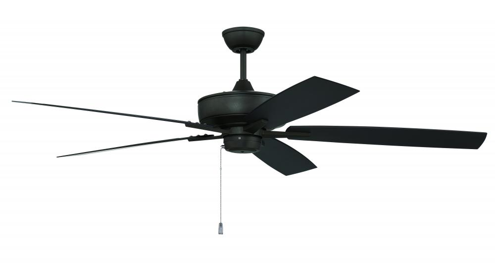 Outdoor Super Pro 60 60" 5-Blade Indoor/Outdoor (Wet) Ceiling Fan in Espresso w/ Espresso Blades