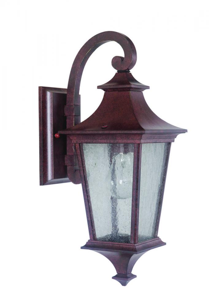 Argent II 1 Light Small Outdoor Wall Lantern in Aged Bronze