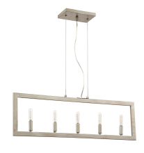 Craftmade 44975-GT - Portrait 5 Light Island in Gold Twilight