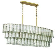 Craftmade 48677-SB - Museo 7 Light Island in Satin Brass