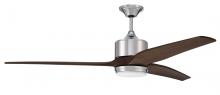 Craftmade MOB60CH3 - 60" Mobi  in Chrome w/ Walnut Blades