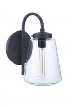 Craftmade ZA3814-MN - Laclede 1 Light Medium Outdoor Wall Lantern in Midnight