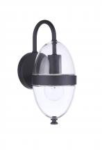 Craftmade ZA3504-MN - Sivo 1 Light Small Outdoor Wall Lantern in Midnight