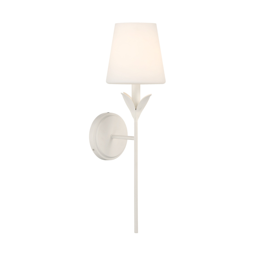 Broche 6'' Matte White Sconce