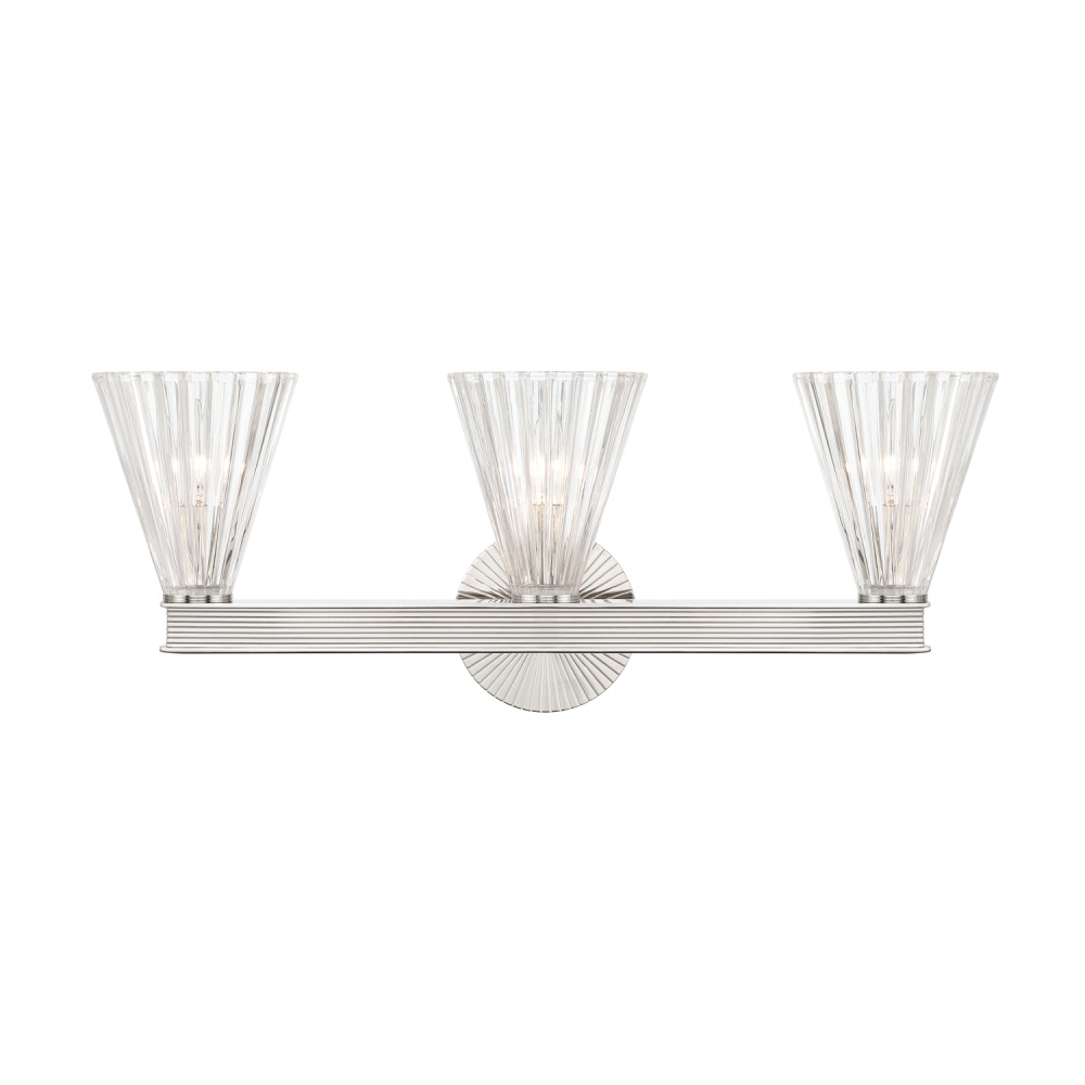 Lotus 23.5'' Polished Nickel Bathroom Vanity