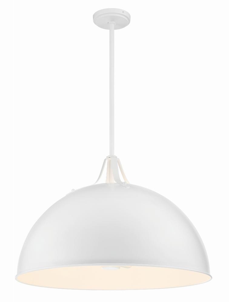 Soto 23.5'' White Pendant