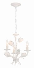 Crystorama 4813-WW - Southport 3 Light Wet White Mini Chandelier