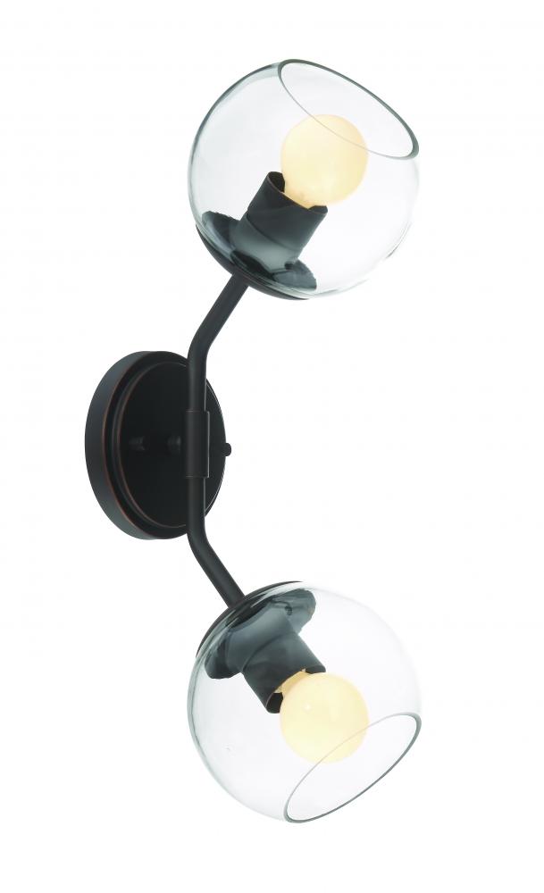 Meridian 17" 2-Light Wall Sconce