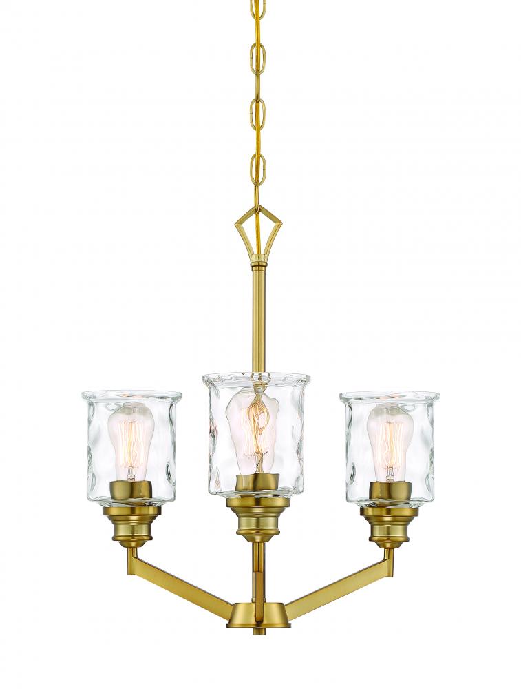 Drake 19" 3-Light Chandelier