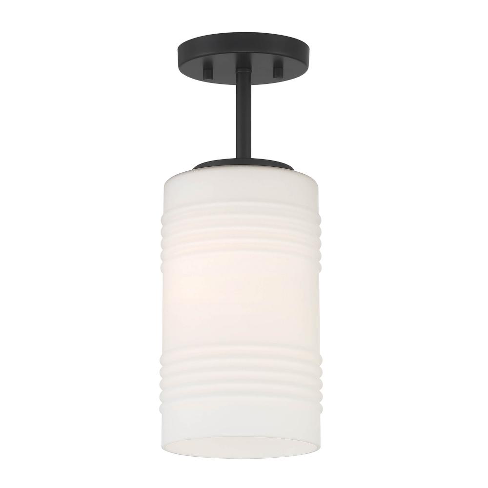 Leavenworth 6" 1-Light Convertible Semi-Flush