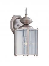 Designers Fountain 1101-PW - Beveled Glass Lantern 7" Wall Lantern