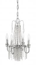 Designers Fountain 95384-CH - Maisie Collection - 4 Light - Chandelier - 11.75"W - 18"H -  Chrome Finish