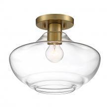 Designers Fountain D249M-SF-BG - Emma 12" 1-Light Semi-Flush