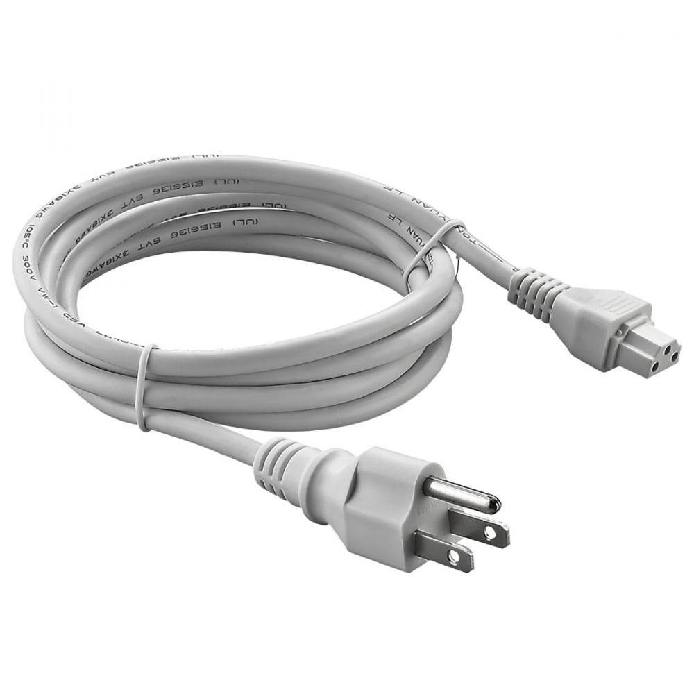 72 in. White Power Cord