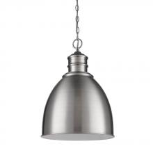 Acclaim Lighting IN11170SN - Colby Indoor 1-Light Pendant W/Metal Shade In Satin Nickel