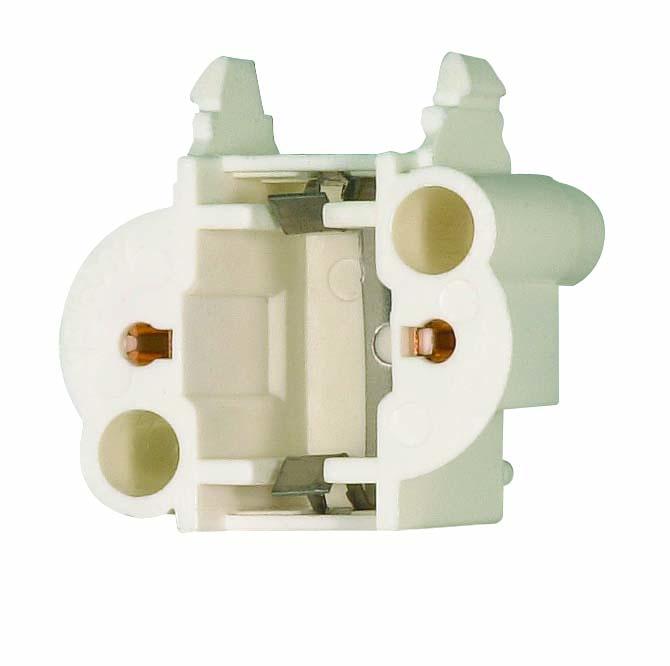 Horizontal Snap-In Socket; 2-Pin Lamps; GX23 And GX23-2 Base For: CF13DS And CF13DD; 75W; 600V