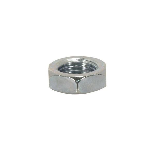 Steel Locknut; 1/4 IP; 3/4" Hexagon; 1/4" Thick; Zinc Plated Finish