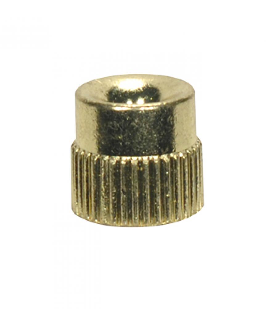 Knurled Nut For Switches; Brass For Rotary And Push