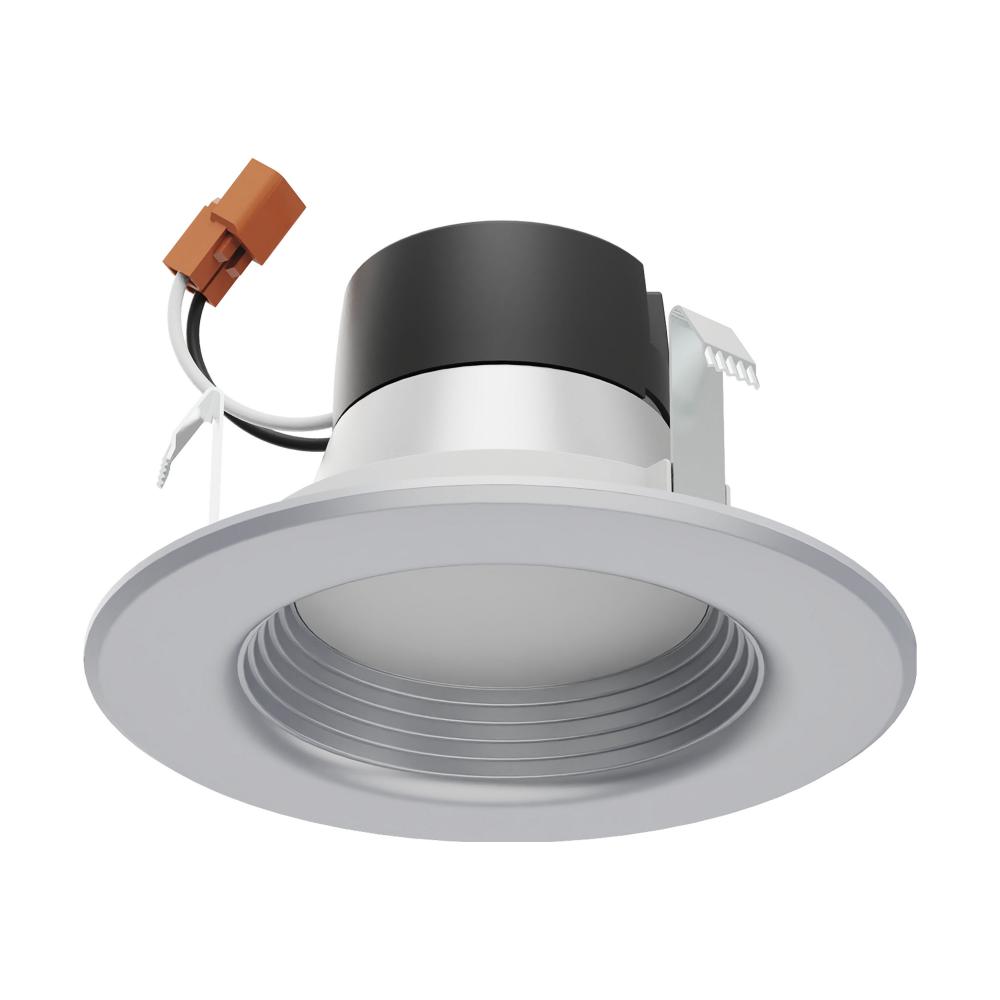 7 Watt; LED Downlight Retrofit; 4 Inch; CCT Selectable; 120 volts; Dimmable; Brushed Nickel Finish