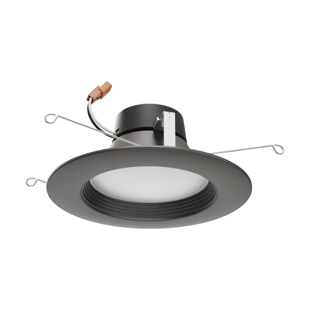 9 Watt; LED Downlight Retrofit; 5 Inch - 6 Inch; CCT Selectable; 120 volts; Dimmable; Bronze Finish