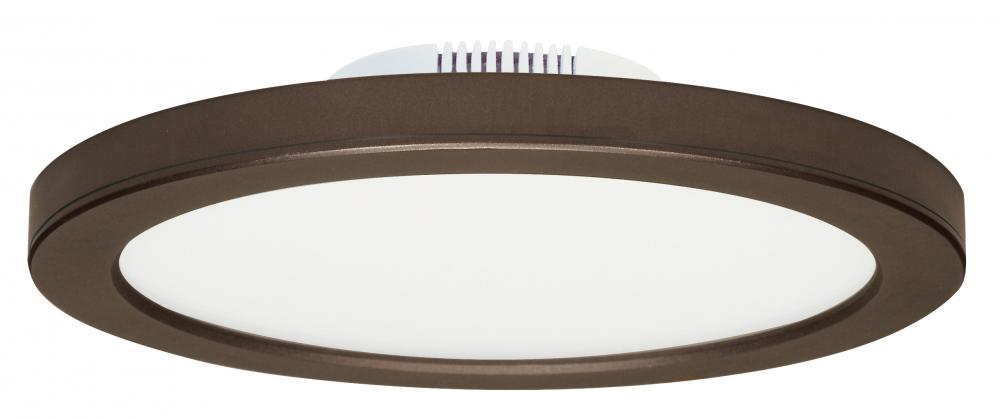 Blink - 12W- 7" Surface Mount LED - 3000K- Bronze Finish - 120-277V