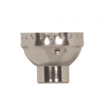 Satco Products Inc. 80/1437 - Aluminum Cap With Paper Liner; 1/4 IP Less Set Screw; Nickel Finish