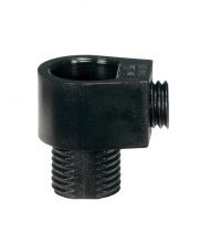 Satco Products Inc. 80/2338 - Black 1/8 IP Strain Relief With Set Screw For 18/2 SVT Wire