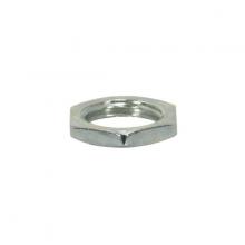 Satco Products Inc. 90/1038 - Steel Locknut; 1/4 IP; 11/16" Hexagon; 1/8" Thick; Unfinished