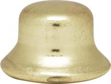 Satco Products Inc. 90/139 - Steel Finial; 1/4-27; 1/2"; Brass Plated