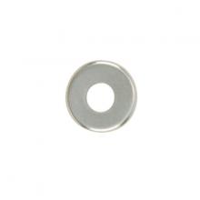 Satco Products Inc. 90/1710 - Steel Check Ring; Curled Edge; 1/8 IP Slip; Nickel Plated Finish; 1-1/8" Diameter