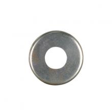 Satco Products Inc. 90/2063 - Steel Check Ring; Curled Edge; 1/8 IP Slip; Unfinished; 1-1/2" Diameter